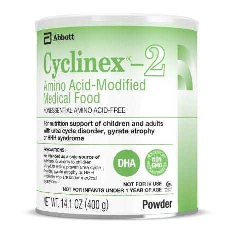 Abbott Cyclinex-2 Amino Acid Unflavored Powder, 14.1 Oz Can