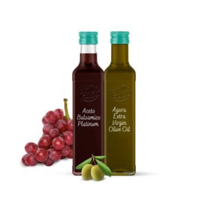 Aceto Balsamico Platinum + Agora Extra Virgin Olive Oil Aceto Balsamico Platinum + Agora Extra Virgin Olive Oil