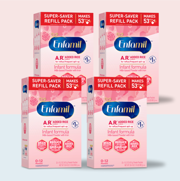 Enfamil A.R. Infant Formula with Iron, 30.4 Oz Powder Refill Box (Pack of 4) Enfamil A.R. Infant Formula with Iron, 30.4 Oz Powder Refill Box (Pack of 4)