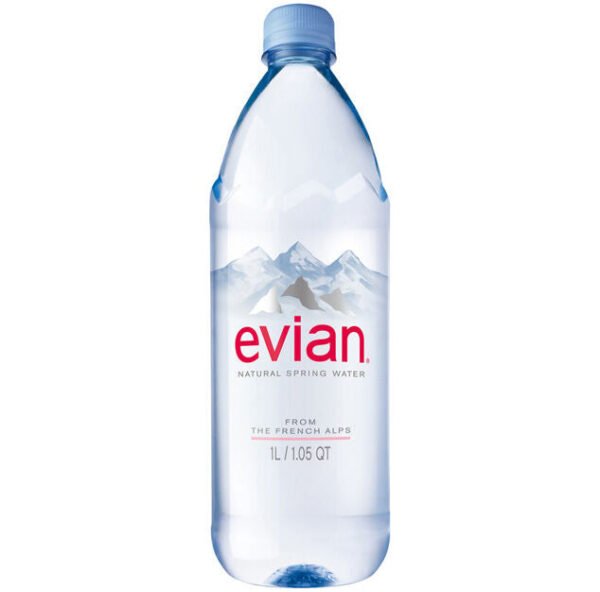 Evian - Spring Water - 1 L (6 Plastic Bottles) Evian - Spring Water - 1 L (6 Plastic Bottles)