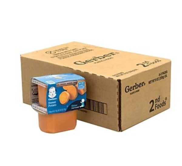 Gerber 2nd Foods Sweet Potato Baby Food, 8 Ounce -- 16 count Gerber 2nd Foods Sweet Potato Baby Food, 8 Ounce -- 16 count