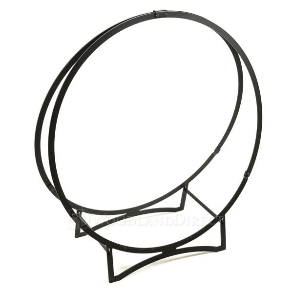 Heritage Stronghold Black Outdoor Firewood Rack - 36" Heritage Stronghold Black Outdoor Firewood Rack - 36"