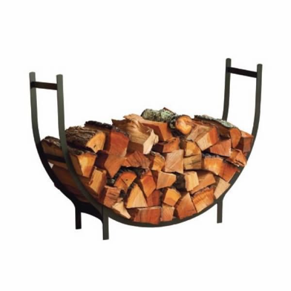 Heritage Stronghold EasyStack Black Outdoor Firewood Rack - 24"