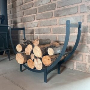 Heritage Stronghold EasyStack Black Outdoor Firewood Rack - 36" Heritage Stronghold EasyStack Black Outdoor Firewood Rack - 36"