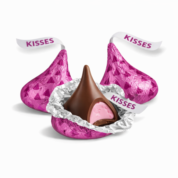 Hershey's Kisses Milk Chocolate – Strawberry Flavor Creme – Bulk value Bag Hershey's Kisses Milk Chocolate – Strawberry Flavor Creme – Bulk value Bag