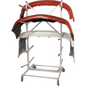 Mobile Double Bumper Rack