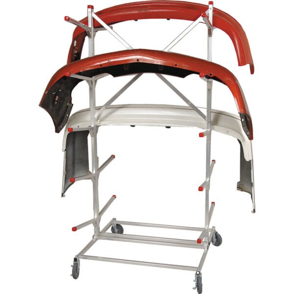 Mobile Double Bumper Rack