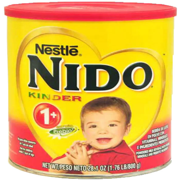 Nestle Nido Powder Milk Kinder 1+ -800gm (1.76 lbs) - 800 gm