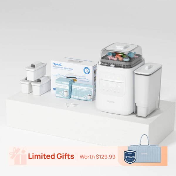 Papablic SafeguardPlus Bottle Washer+3-Month Maintenance Kit