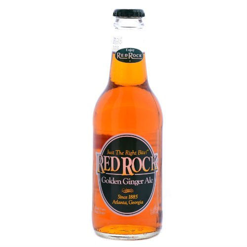 Red Rock Golden Ginger Ale - 12 oz Glass Bottles
