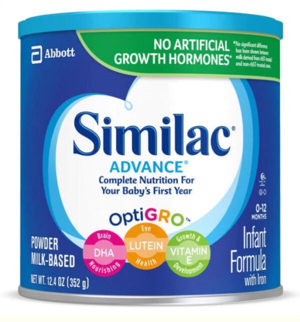 Similac Advance Infant Formula 12.4 oz Can Similac Advance Infant Formula 12.4 oz Can