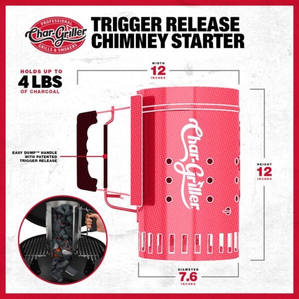 Trigger Release Chimney Starter Trigger Release Chimney Starter