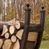 Woodhaven 8' Crescent Firewood Rack Woodhaven 8' Crescent Firewood Rack
