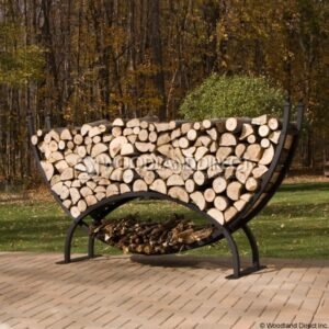 Woodhaven 8' Crescent Firewood Rack Woodhaven 8' Crescent Firewood Rack