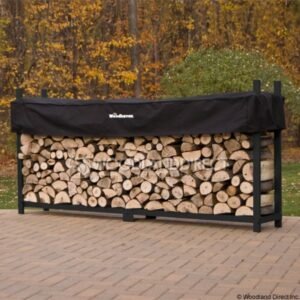 Woodhaven Black Firewood Rack - 10' Woodhaven Black Firewood Rack - 10'