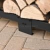 Woodhaven Black Firewood Rack - 12'