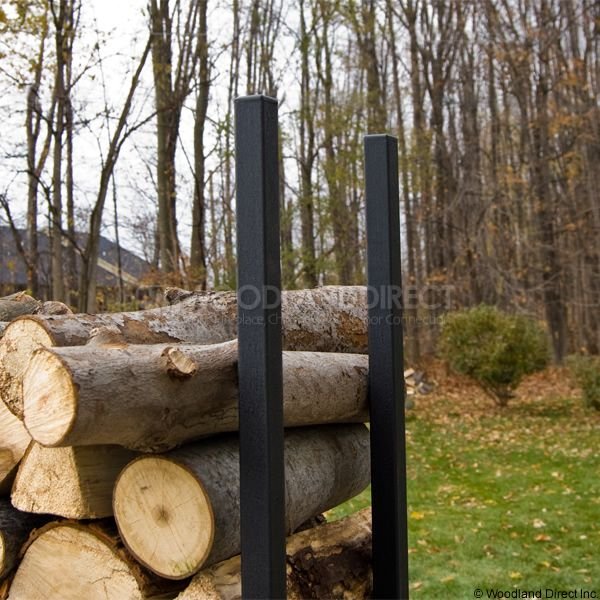Woodhaven Black Firewood Rack - 3' Woodhaven Black Firewood Rack - 3'