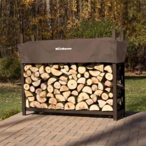 Woodhaven Brown Firewood Rack - 6' Woodhaven Brown Firewood Rack - 6'